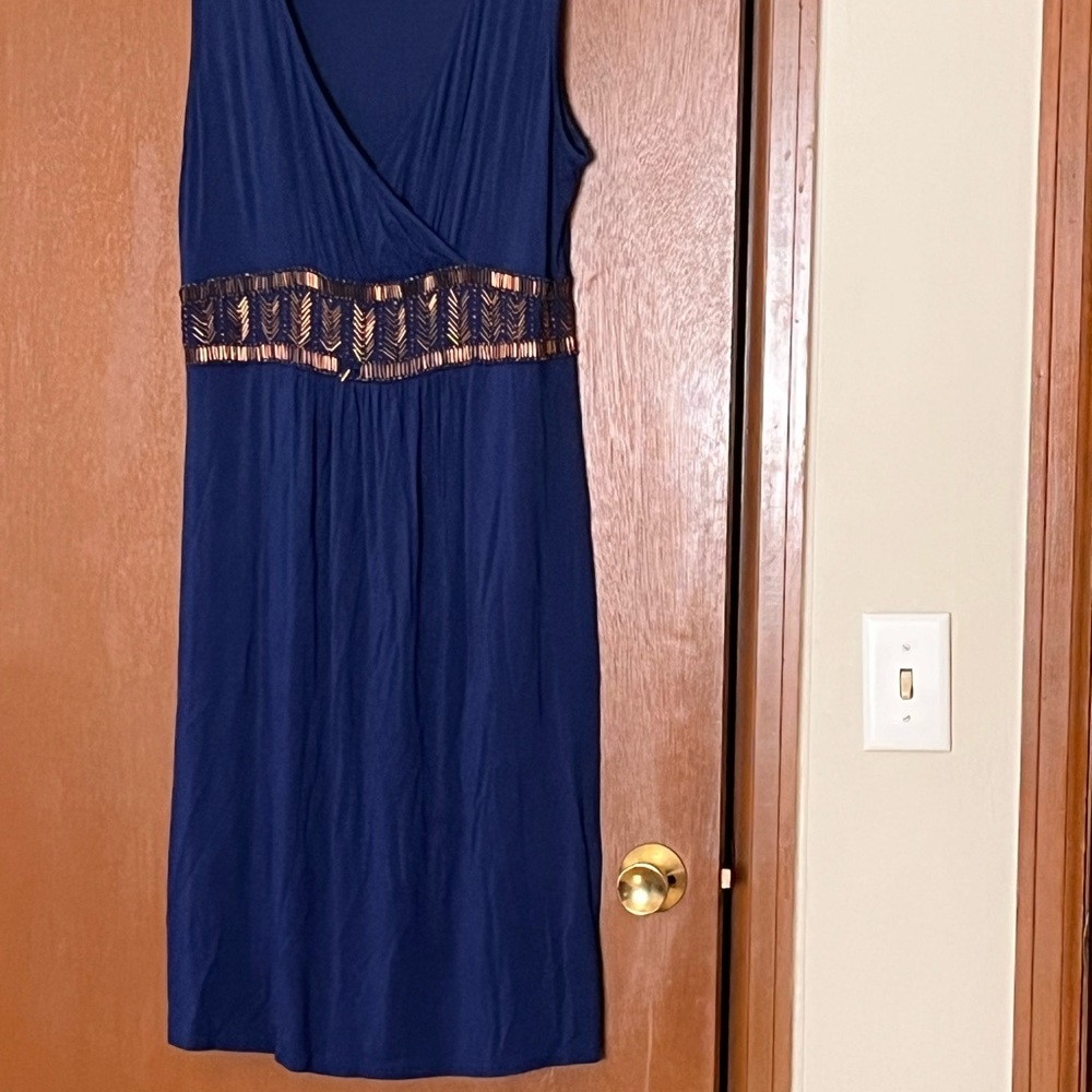 St John’s BY Blue Sleeveless Dress
